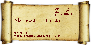 Pánczél Linda névjegykártya
